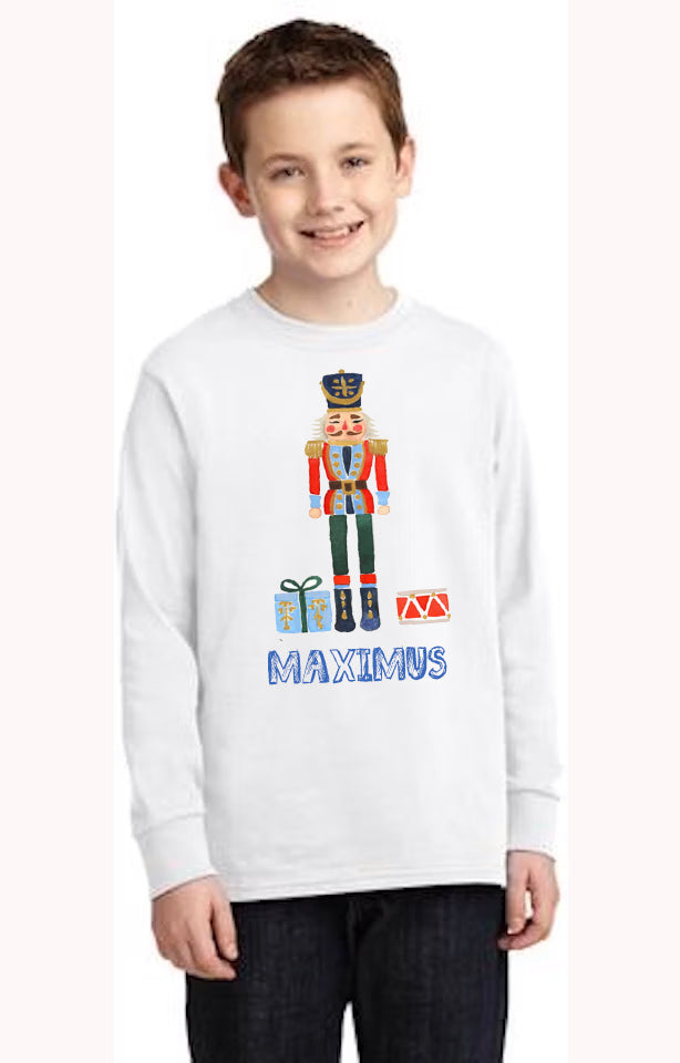 Nutcracker shirt personalized with name