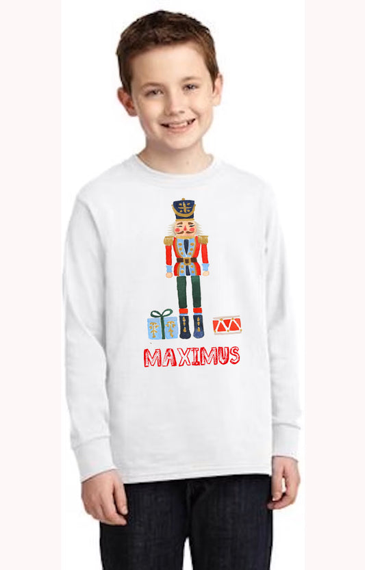 Nutcracker shirt personalized with name